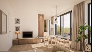 Welkom in Residentie Bredabaan 176, een exclusief en kleinschalig nieuwbouwproject in het centrum van Brasschaat, ontworpen door Mertens Architecten.<br /><br />6% BTW mogelijk mits men voldoet aan de voorwaarden. Meer info op kantoor.<br /><br />Deze stijlvolle residentie omvat slechts vijf energiezuinige appartementen, uitgewerkt met een sterke focus op hedendaagse architectuur, lichtinval en duurzaam wooncomfort. De tijdloze vormgeving, warme materiaalkeuzes en grote raampartijen creëren een aangename en verfijnde woonbeleving.<br /><br />Elk appartement beschikt over een privatieve buitenruimte in de vorm van een tuin of terras en werd ontworpen met oog voor functionaliteit, rust en kwaliteit. Dankzij individuele warmtepompen, vloerverwarming, performante isolatie en een energiezuinig E-peil van maximaal E30 geniet u bovendien van een toekomstgerichte en energiezuinige woonomgeving.<br /><br />Residentie Bredabaan 176 biedt:
<ul>
	<li><span>stijlvolle architectuur door Mertens Architecten</span></li>
	<li><span>slechts 5 appartementen</span></li>
	<li><span>1- en 2-slaapkamerappartementen</span></li>
	<li><span>privatieve terrassen en tuin</span></li>
	<li><span>lichtrijke leefruimtes</span></li>
	<li><span>vloerverwarming via warmtepomp</span></li>
	<li><span>hoogwaardige isolatie en aluminium schrijnwerk</span></li>
	<li><span>lift</span></li>
	<li><span>gemeenschappelijke fietsenberging met fietsenlift</span></li>
</ul>
De centrale ligging op de Bredabaan combineert een uitstekende bereikbaarheid met alle winkels, horeca en dagelijkse voorzieningen op wandelafstand.<br />Residentie Bredabaan 176 staat voor hedendaags wonen in een stijlvolle en duurzame residentie, op een toplocatie in Brasschaat.<br /> 
