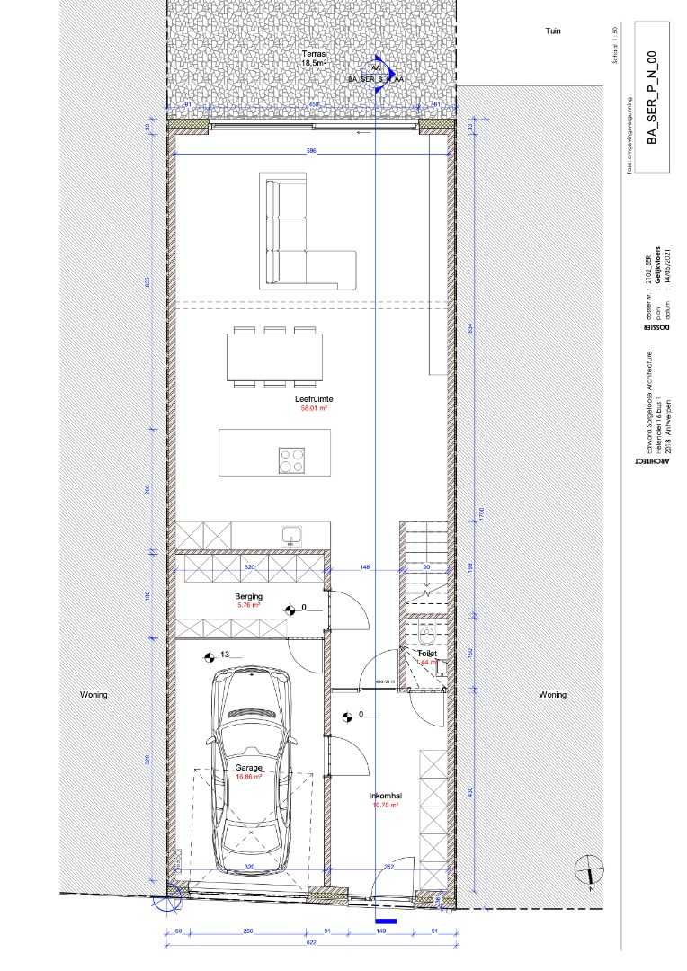 Unieke bouwgrond met vergund bouwplan te Niel! - foto 1