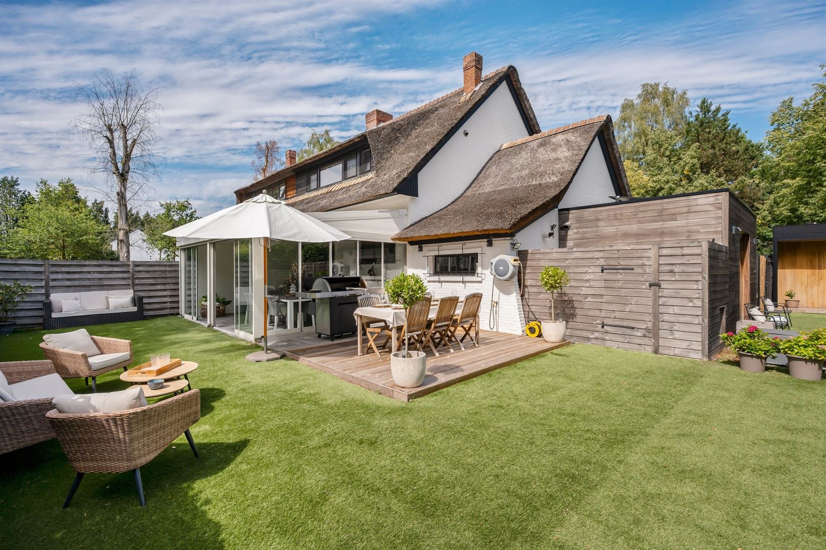 Instapklare halfopen villa met rieten dak, verwarmd zwembad en eigen wellness - foto 4