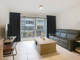 Goed onderhouden 2-slaapkamerappartement met terras te huur, centraal gelegen op de eerste verdieping van de residentie Borsalino, Parijsstraat 14...