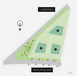 Op de hoek van Waterpolder en de Langeweg in Middelburg biedt Dumobil dit ruim perceel aan voor de realisatie van een nieuwe duurzame villa...