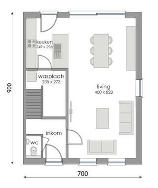 Mooi gelegen perceel bouwgrond voor het bouwen van een half - open bebouwing.Prijs grond ( Lot 7 ) : € 221.380 Opp.: 618 m²FORMULE WATER- EN...