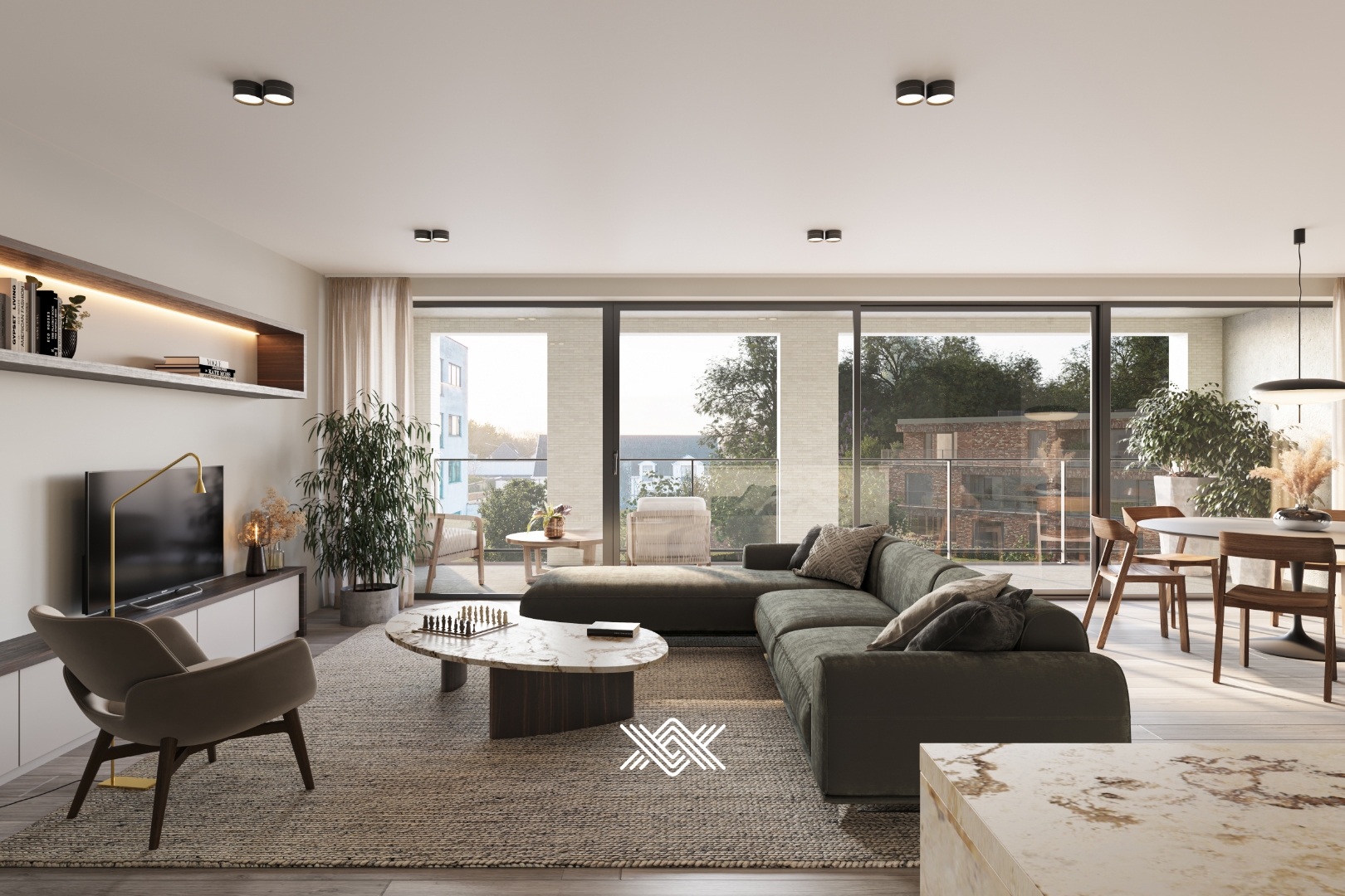 Gelijkvloers appartement met één slaapkamer in Wetteren - foto 2