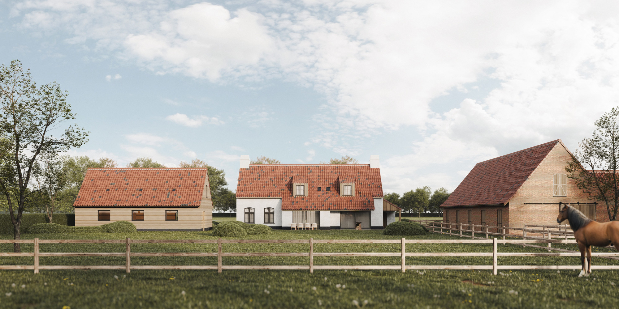Zeer rustig gelegen oude hoeve met bouwvergunning voor nieuw landhuis - photo 1