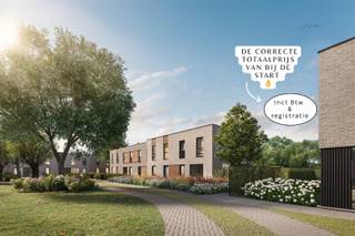 Super toffe nieuwbouwwoning in rustige buurt.<br /><br />325.000 € voor een sleutel-op-de-deur BEN-nieuwbouwwoning met 3 slaapkamers inclusief parkeerplaats, grond, notariskosten, registratierechten, btw, architect en veiligheidscoördinatie.<br />Dat kan dus !<br />Meer nog, de locatie is geweldig in een groenzone zonder doorgaand verkeer in een rustgevende omgeving. Slimme indeling en laag energieverbruik volledig klaar voor de toekomst. Lichtrijk en duurzaam ! De tuin is steeds bereikbaar via de achterkant en is dus ideaal voor de fietsen, ook voor de afval van de tuin zodat niets in de woning moet staan of via de woning moet passeren. <br /><br />Op de beneden verdieping vind je een inkomhal met gastentoilet, een open leefruimte en keuken, een aparte bergruimte en grote raampartijen die het ruimtegevoel versterken. Op de bovenverdieping zijn er 3 slaapkamers, een badkamer en tweede toilet. Een terras en een tuin om het perfect af te maken. <br /><br />Wil je onze model woning bezoeken ? Dat kan ook. <br />Prijzen met de kosten inbegrepen zitten tussen 325.000 € en 358.000€ afhankelijk van gesloten en half open woning en perceel grote. Wij helpen u graag verder in uw zoektocht naar een nieuwe woning. Contacteer ons voor meer info en een bezoek op locatie zelf. Steeds bereikbaar op het nr 0475/34.00.40<br /><br />