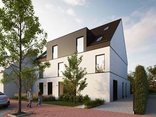 GERESERVEERD!! WICHELEN – Nieuwbouwproject Residentie RIVA met Scheldezicht<br /><br />In de Margote in Wichelen wordt een kleinschalig en kwalitatief nieuwbouwproject gerealiseerd met 6 ruime appartementen. Dit unieke woonproject combineert rustig en groen wonen met een uiterst centrale ligging in Wichelen, op wandelafstand van winkels, scholen, openbaar vervoer en het station.<br /><br />Een absolute troef van dit project is de uitzonderlijke ligging. Het perceel geeft achteraan rechtstreeks uit op de Scheldedijk, waardoor bewoners kunnen genieten van een prachtig zicht op de Schelde en het tegenovergelegen natuurgebied De Paardeweide. De combinatie van water, natuur en een vlotte bereikbaarheid maakt van residentie Riva een bijzonder aangename woonomgeving.<br /><br />Alle appartementen beschikken over 2 slaapkamers en werden ontworpen met veel aandacht voor lichtinval, ruimtegevoel en hedendaags wooncomfort. De gelijkvloerse appartementen beschikken bovendien over een private tuin, en de appartementen op de eerste en tweede verdieping beschikken over ruime terrassen. Alle bewoners kunnen genieten van een fraaie gemeenschappelijke tuin aan de Scheldedijk.<br /><br />Ook op het vlak van comfort en duurzaamheid voldoet residentie Riva aan de hoogste normen. De appartementen worden uitgerust met aluminium ramen, vloerverwarming, een lucht-waterwarmtepomp, ventilatiesysteem D en zonnepanelen. Deze energiezuinige technieken zorgen voor een aangenaam binnenklimaat en lage energiekosten, zowel vandaag als in de toekomst. In de extra ruime duplexappartementen op de tweede verdieping beschikken beide slaapkamers over eigen sanitaire voorzieningen. <br /><br />Het project omvat daarnaast 9 autostaanplaatsen en een overdekte fietsenberging, wat extra praktisch comfort biedt voor bewoners en bezoekers. De toegang tot het terrein wordt vooraan afgescheiden door een elektrische schuifpoort en aan de Scheldedijk door een afsluitbaar hek. <br /><br />Bovendien kan dit project, mits voldaan aan de wettelijke voorwaarden, aangekocht worden aan het verlaagde btw-tarief van 6%, zowel op de constructie als op de grond.<br /><br />Contacteer ons voor meer informatie of een persoonlijke toelichting via 053/60.65.60 en ontdek zelf de unieke troeven van dit prachtige nieuwbouwproject in Wichelen.