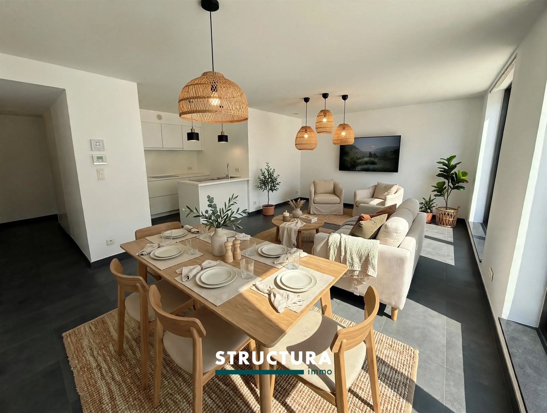 Appartement + emplacement avec terrasse au centre - photo 4