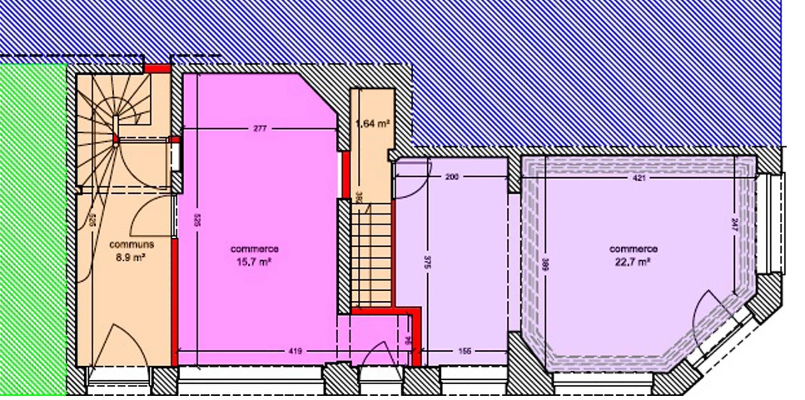 Handel te koop – centrum Brussel, 2 units - foto 2