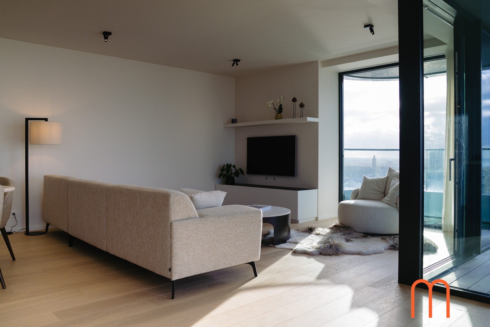 Luxueus gemeubeld appartement te huur op Oosteroever – Ensor Tower II met panoramisch zeezicht - foto 4
