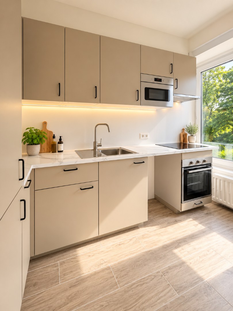 Stijlvol gerenoveerd appartement met 2 slaapkamers en garage in Ekeren-Donk - foto 4