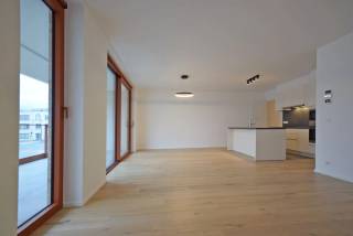 WESTLAAN 300 BUS 11 - 8800 ROESELARE <br /><br />Ontdek dit prachtige, instapklare nieuwbouwappartement op de eerste verdieping!<br />Hier geniet u van modern comfort, een stijlvolle afwerking en een uitstekende ligging nabij het centrum. Winkels, restaurants en openbaar vervoer bevinden zich op wandelafstand.<br /><br />Het appartement is volledig geschilderd en voorzien van verlichtingsarmaturen, waardoor u meteen kunt intrekken. De verwarming verloopt via een duurzaam warmtenetwerk, wat zorgt voor een aangenaam binnenklimaat en een lagere energiefactuur. Daarnaast zijn er zonnepanelen gekoppeld aan het appartement, wat de elektriciteitskosten aanzienlijk helpt verlagen. Dankzij het gunstige E-peil 20 woont u hier bovendien bijzonder energiezuinig.<br /><br />Bij binnenkomst wordt u verwelkomd in een ruime inkomhal met apart gastentoilet. De lichtrijke woonkamer met stijlvolle parketvloer sluit naadloos aan op de open, volledig ingerichte keuken met alle nodige toestellen. Via de nachthal bereikt u de praktische berging/wasplaats, twee ruime slaapkamers — waarvan één met toegang tot een privéterras — en een moderne badkamer met inloopdouche.<br /><br />Het zuidgerichte hoofdterras vormt de perfecte plek om te ontspannen en volop van de zon te genieten.<br /><br />Extra troeven:<br />2 private fietsstallingen  en overdekte autostandplaats inbegrepen<br /><br />Syndickosten: € 60,00/maand<br />Verwarming via het warmtenet: €40,00/maand<br /><br />Energiezuinig appartement (E-peil 20)<br />Instapklaar afgewerkt en volledig geschilderd<br /><br />Onmiddellijk beschikbaar