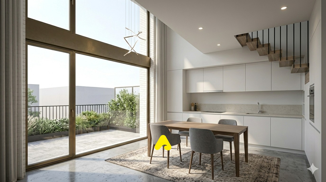 Duplex appartement gelijksvloer & verdieping 1 - foto 3