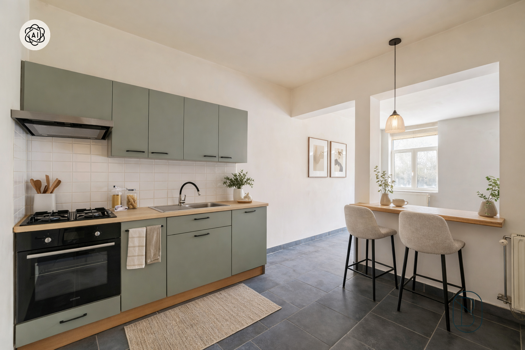 GELIJKVLOERS 2-slaapkamer appartement met GARAGE. - foto 5