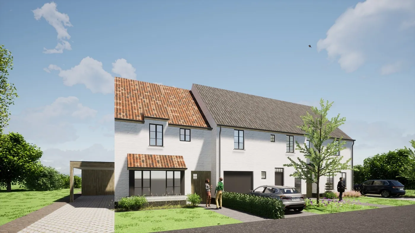 Energy-efficient new-build homes with garden and open views in Petegem - photo 3