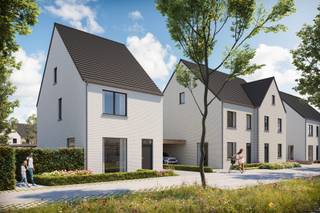 Lot 38: Deze open bebouwing in hedendaagse stijl heeft 3 slaapkamers, een carport, een inrichtbare zolder, een bewoonbare oppervlakte van +/- 166 m² en heeft een perceel van +/- 347 m². De woning is gelegen in de groene rand van Gent. De Dreef biedt niet alleen een mooie mix van bouwstijlen: je leeft er rustig tussen dorp en stad, in een groene enclave die verbonden is met alle voorzieningen. Zo ligt de gezellige buurt op fietsafstand van scholen, winkels en het station. De stijlvolle woningen liggen in een autoluwe straat, maar de wijde wereld (en ook het werk) blijven vlot bereikbaar met de wagen.<br /><br />Interesse of vragen? Meer info op matexi.be/oostakker of contacteer vrijblijvend onze sales consultant op 09 298 11 05<br />