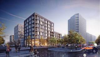 Kantoren en opslagruimte/ateliers/polyvalente ruimtes in een prachtig nieuw gemengd project. De kantoren worden casco opgeleverd, wel met 4...