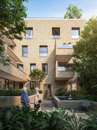 Modernistisch woonconcept rondom een lommerrijke patio met waterpartij die een waar Urban Jungle gevoel geeft door zijn groenblijvend karakter...