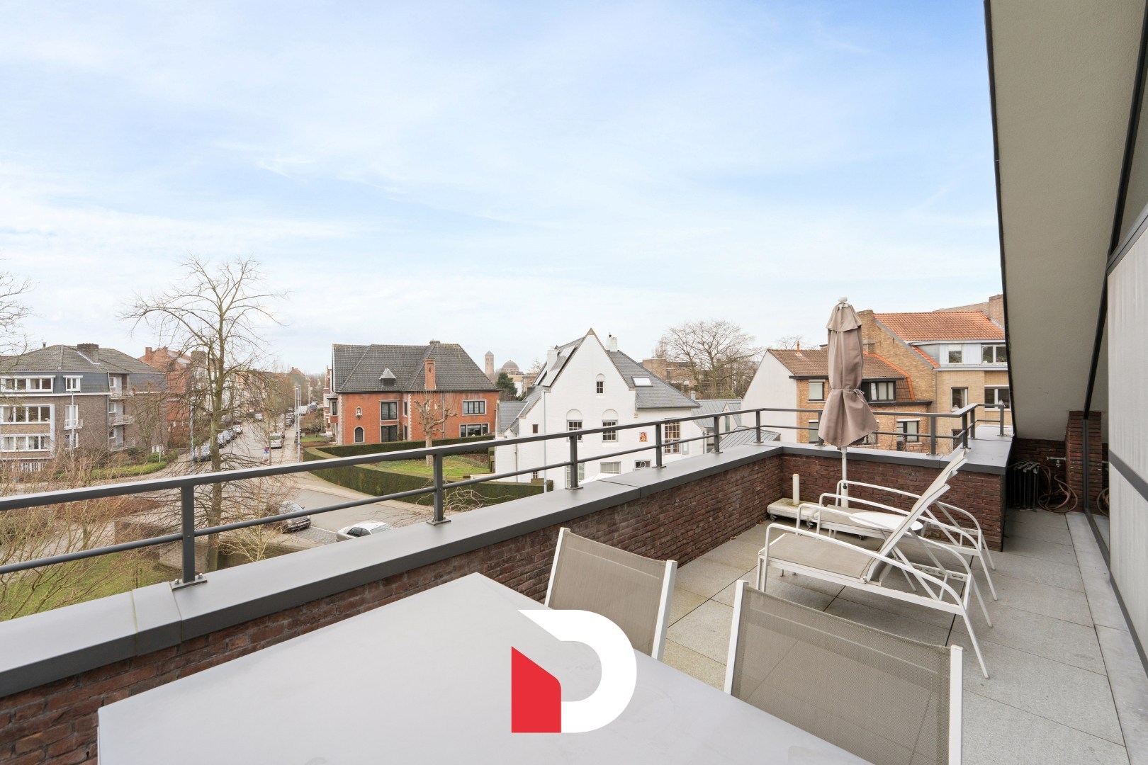 Dakappartement met 3 slk en riant zonneterras te Kristus-Koning - foto 5
