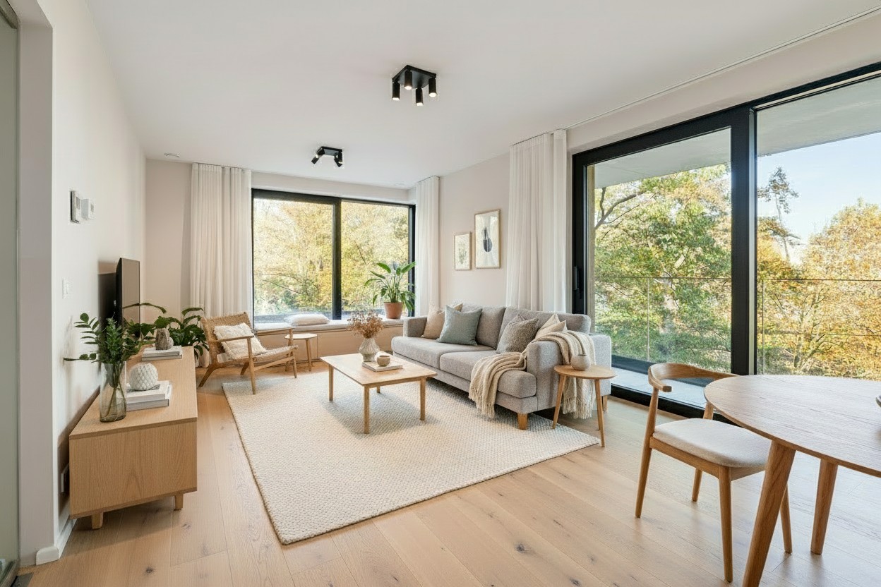 Volledig afgewerkt en instapklaar nieuwbouwappartement met twee slaapkamers en groot terras - foto 1