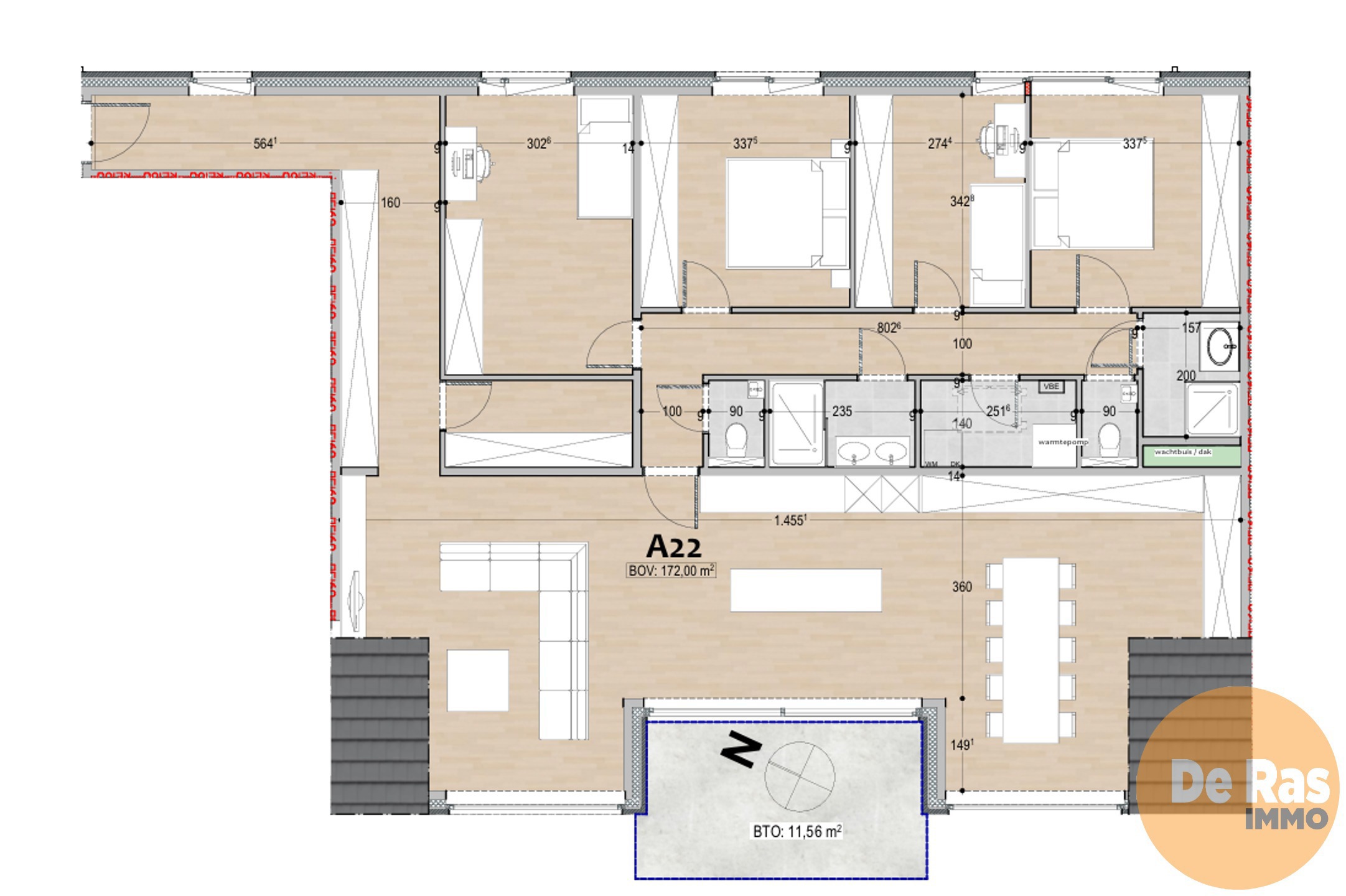 Appartement à vendre à Alost avec 4 chambres - photo 5