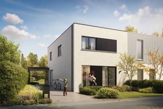 Hectaar realiseert een kleinschalig en kwalitatief project met energiezuinige en praktisch ingedeelde halfopen bebouwingen te Ninove.<br />De woningen bevinden zich niet ver van het centrum van Ninove, alle dagelijkse voorzieningen binnen handbereik: winkels, scholen, openbaar vervoer. De combinatie van een centrale ligging en een aangename woonomgeving maakt dit project ideaal voor gezinnen. <br /><br />De woning wordt doordacht ontworpen met oog voor comfort, energiezuinigheid en functionaliteit. Bovendien krijgt de koper de mogelijkheid om de woning volledig naar eigen smaak af te werken. In samenspraak met onze vaste partnerleveranciers kies je zelf materialen en afwerkingen binnen jouw budget – zo creëer je een thuis die perfect aansluit bij jouw wensen.<br />(Foto’s zijn referentiebeelden van voorgaande projecten)<br /><br />De woning beschikt over een grote oprit met plaats voor een carport, inkomhal met gastentoilet en lichtrijke leefruimte met open keuken en berging. Op het verdiep ruime nachthal met apart toilet, 3 volwaardige slaapkamers (15,75m², 11,81m², 10,71m²) en een volledig uitgeruste badkamer met ligbad, inloopdouche en dubbele lavabo. <br /><br /><strong>Troeven van de woning:</strong>
<ul>
<li>Energiezuinig; </li>
<li>Voorzien van lucht/water warmtepomp, zonnepanelen; </li>
<li>Praktische en lichtrijke indeling;</li>
<li>Regenwaterput 7.500l aangesloten aan wasmachine, toiletten en buitenkraan.</li>
</ul>
<br />Dankzij de ligging en duurzame visie zijn deze woningen geschikt als vaste woonplaats of rendabele investering. Je koopt aan een vaste prijs en hebt de keuze om zelf je afwerking te bepalen of volledig ontzorgd te worden.<br /><br />Wens je meer informatie over dit project? Contacteer ons voor meer details of een afspraak.