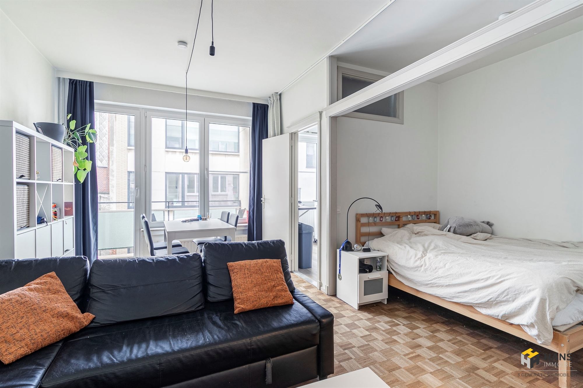 Studio clé en main (41 m²) avec terrasse orientée sud-est (3 m²) à Anvers (2018). - photo 2