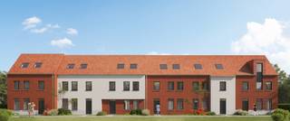 Deze nieuwe, energiezuinige woningen bouwen we nabij de Kortrijkstraat in Menen: een nieuwe, aangename woonbuurt op 1,9 km van de Grote Markt met een ruim aanbod aan winkels en horecazaken. Via de N32 geniet je van een vlotte verbinding met de A19, E403, ... Menen ligt aan de Leie met tal van mooie wandel- en fietsroutes.

Deze tijdloze nieuwbouwwoningen beschikken over: een inkomhal met toilet, een ruime woon- en eetkamer met veel lichtinval, een -naar eigen keuze ingerichte- open keuken, een aansluitende berging en een zuid gerichte tuin waar een dubbele garage met fietsen- en tuinberging opgericht wordt. Op de eerste verdiepding vind je 2 slaapkamers, een badkamer, een afzonderlijk toilet en een berging. De tweede verdieping herbergt nog eens 2 slaapkamers. Kortom: deze woningen bieden een zee aan ruimte!

Je kiest zelf de afwerkingsmaterialen voor keuken, badkamer, vloeren en binnendeuren. Zo kan je precies wonen zoals jij het zelf wilt. Het gebruik van een warmtepomp, in combinatie met vloerverwarming en zonnepanelen zorgt er bovendien door dat jouw toekomstige energiefactuur onder controle blijft (E10).

Een kijkje nemen? Deze 6 nieuwe woningen bouwen we nabij Groenestraat 61. Wil je graag meer info? Contact ons en ontdek alle details!

Deze woning wordt verkocht onder BTW-stelsel.