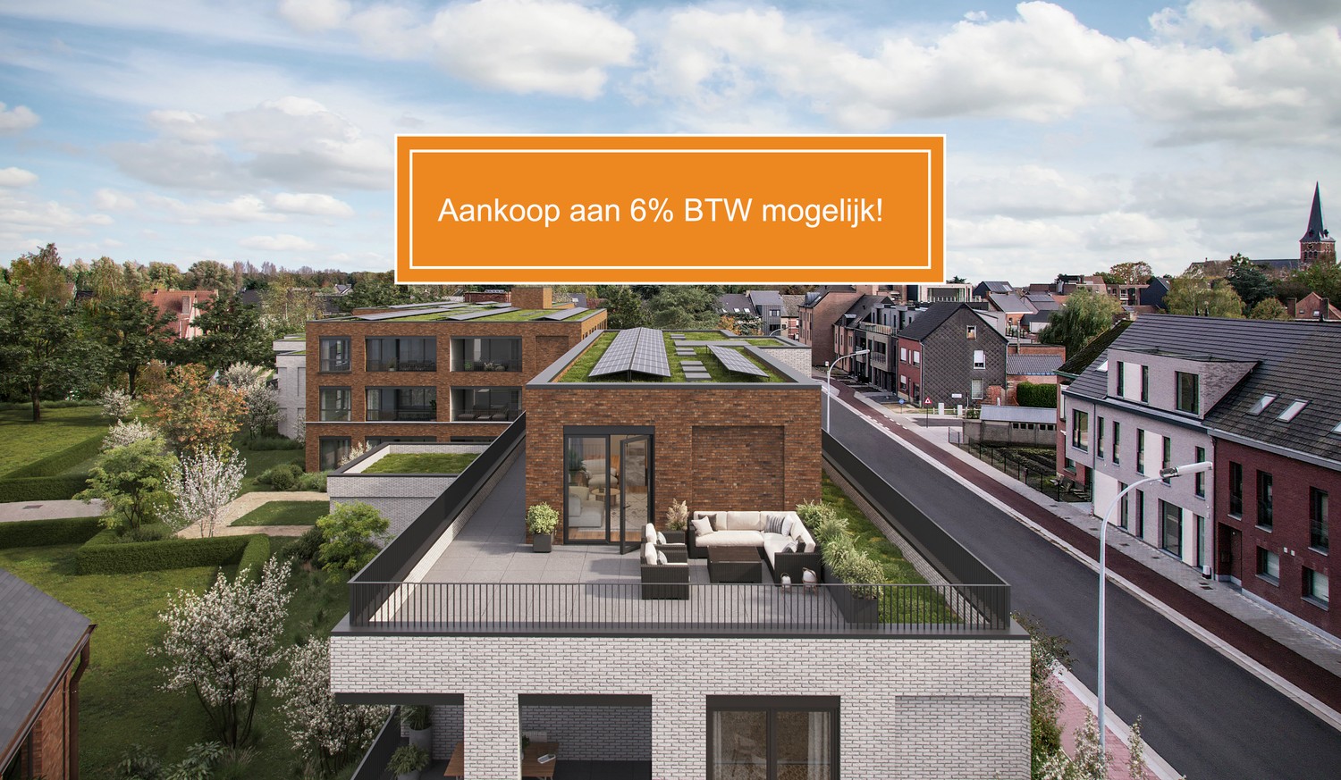 Gelijkvloers app. met 2 slpkrs in uniek nieuwbouwproject - foto 1