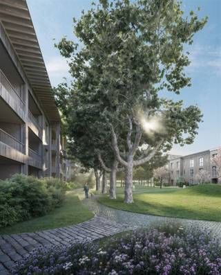 <p><span>In het hart van Mortsel-Dorp, op de site van ‘de werf’ in de Sint-Benedictusstraat verwelkomt Benedicte je in een groene leefomgeving.</span></p><p><span>De site wordt gekenmerkt door de ligging in een volledig nieuw park. Alle appartementen en huizen hebben een gunstige oriëntatie naar het zuiden!</span></p><p><span> </span></p><p><span>In project Benedicte ben je werkelijk dicht bij alles. In de onmiddellijke omgeving vind je tal van lokale winkels, apotheek, openbaar vervoer, de woensdag markt van Mortsel,…</span></p><p><span> </span></p><p><span>Er wordt bijzonder hard ingezet op ecologie:</span></p><ul><li><span>Fossielvrije verwarming via warmtepompen op geothermie (warmte van de aarde) en zonne-energie.</span></li><li><span>Gebruik van duurzaam hout in de constructie</span></li><li><span>Aanleg van een prachtig biodivers park</span></li><li><span>Laadmogelijkheden voor elektrische wagens</span></li></ul><p><span> </span></p><p><span>Het project biedt voor elk wat wils:</span></p><ul><li><span>Een ruim aanbod aan appartementen: zowel studio’s, 1 slaapkamer, 2 of 3 slaapkamers en penthouses.</span></li><li><span>Fijne woningen met tuin</span></li></ul><p><span> </span></p><p><span>Benieuwd om alle verdere details te ontdekken?</span></p><p><span>Maak nu een vrijblijvende afspraak met een van onze nieuwbouwexperts via <span>benedicte@habicom.be</span></span><span> of bel 03-449.42.41. </span></p><p><span> </span></p><p><span> </span></p>