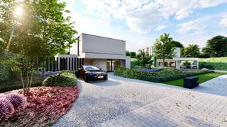 Kwalitatief moderne ENERGIEZUINIGE NIEUWBOUWVILLA<br />Mooi gelegen in het groene Marke, biedt deze stijlvolle villa de perfecte mix van luxe, comfort en energiezuinig wonen. Indeling: inkom met vestiaire, grote BUREAU, toilet, de royale lichtrijke leefruimte met open keuken vormt het hart van de woning, waar grote raampartijen zorgen voor een overvloed aan natuurlijk licht en een prachtig zicht op de tuin, bijkeuken/wasplaats, 4 slaapkamers en twee moderne badkamers, ideaal voor gezinnen of wie ruimte en privacy belangrijk vindt. Buiten tref je een overdekte carport en is er een voorziening voor een zwembad. Dankzij de mogelijkheid om zelf mee te beslissen over de materiaalkeuze, kan je deze villa volledig afstemmen op jouw persoonlijke stijl en smaak.INFO: IMMO BEGUIN: info@immobeguin.be