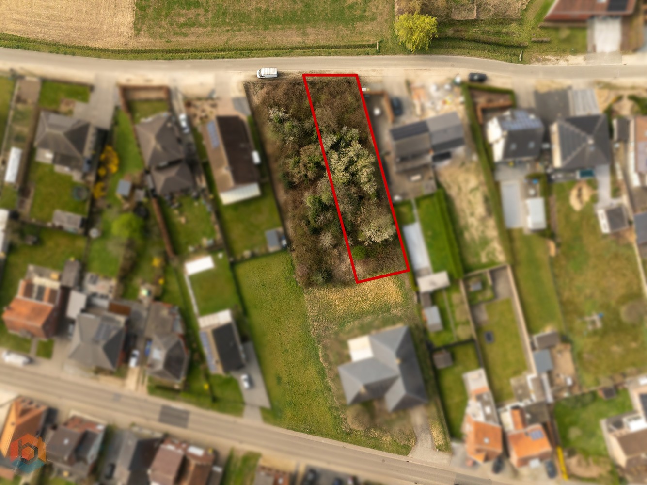 Bouwgrond van 619 m² voor halfopen bebouwing te Tildonk - foto 5