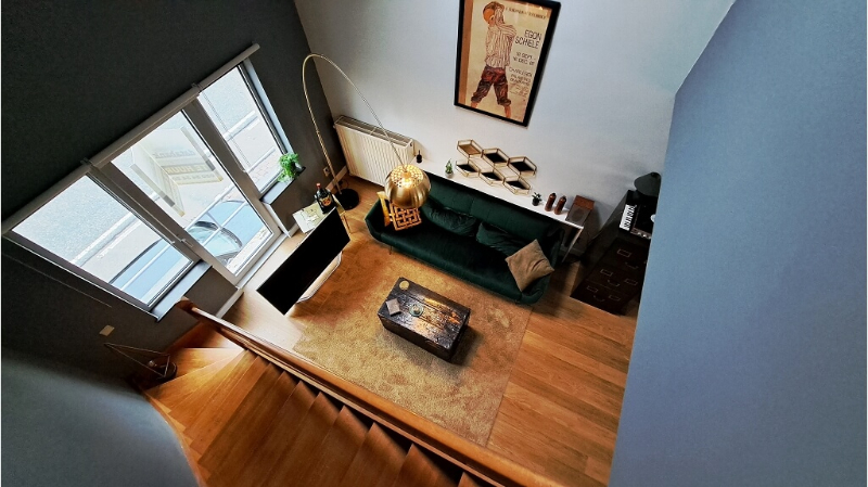 Gerenoveerd Duplex-Appartement met 2 slaapkamers en ruim TERRAS te huur in Loppem - foto 5