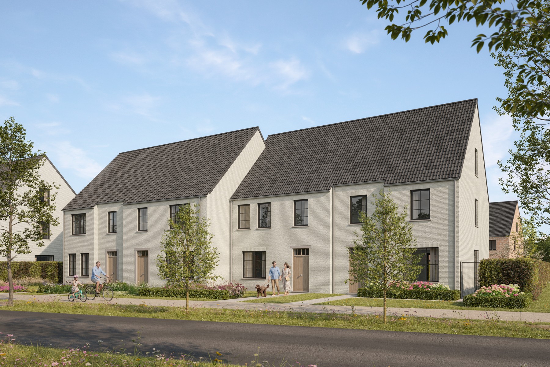 Lot 163: halfopen bebouwing met 3 slaapkamers - foto 1