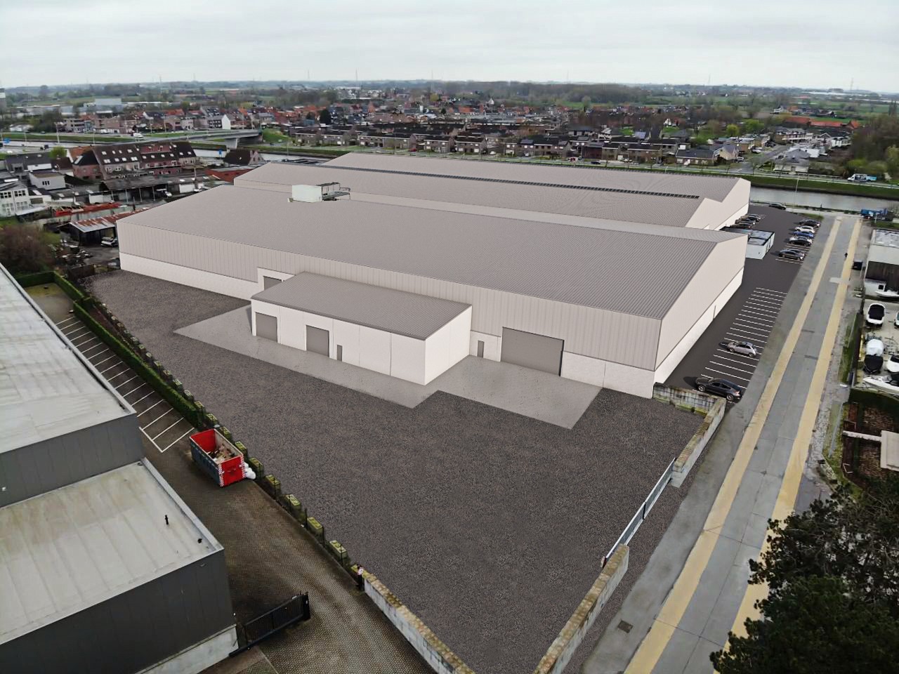 Bedrijfsgebouw van +/-  7.500m² met VH: 9,5m in Deinze - foto 4