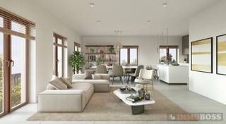 <strong>VOOR MEER INFORMATIE OVER DIT PROJECT: JENS@IMMOBOSS.BE of 0488 98 13 30</strong><br /><br />In het nieuwbouwproject Rooots, gelegen in Saint-Sauveurstraat te Ronse vindt u dit lichtrijk en ruim appartement met praktijk-/kantoorruimte. <br /><br />Dit appartement is ideaal voor vrije beroepen, boekhouder, verzekeringsmakelaar, logopedie, diëtiste, kinesist, vroedvrouw, .... <br /><br />INDELING PRAKTIJKRUIMTE (52M²):<br />aparte inkomhal, gastentoilet, bureauruimte en praktijkruimte <br /><br />INDELING APPARTEMENT (103M²): <br />inkomhal, gastentoilet, badkamer, slaapkamer 1, slaapkamer 2, berging, leefruimte, ingerichte keuken, terras en privatieve tuin. <br /><br />PLUSPUNTEN: <br />+ Bijna-energieneutraal (max E30) <br />+ Onroerende voorheffing: 50% vrijstelling onroerende voorheffing<br />+ centrale verwarming: warmtepomp & vloerverwarming <br />+ ruim appartement<br />+ Ondergrondse garageboxen, autostaanplaatsen en bergingen <br />+ Nabij station, scholen & warenhuizen <br />+ Ideaal voor vrije beroepen, boekhouder, verzekeringsmakelaar, logopedie, diëtiste, kinesist, vroedvrouw, .... <br />+ 349.000 euro excl. kosten <br /><br />MEER INFORMATIE OVER DIT APPARTEMENT? CONTACTEER JENS@IMMOBOSS.BE 0488 98 13 30