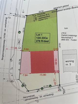 Bent u op zoek naar een zeer brede bouwgrond van bijna 27 meter breed op de bouwlijn en een mogelijke bouwbreedte van bijna 16 meter? Dan is dit...