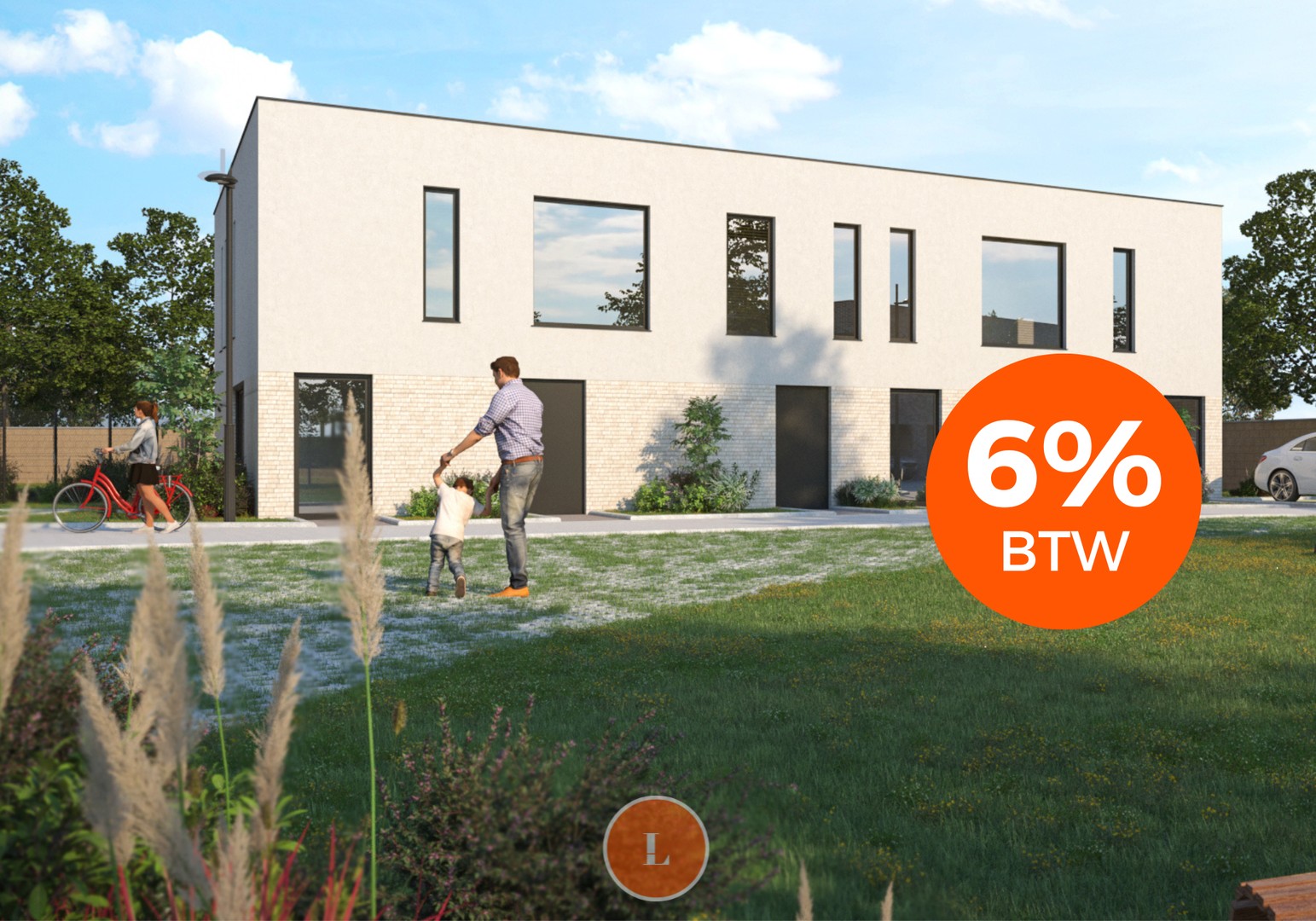 Moderne halfopen nieuwbouwwoning met autostaanplaats – instapklaar & energiezuinig! - foto 1