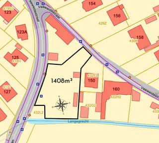 Deze gunstig gelegen zuidwest georiënteerde bouwgrond van 14are, is bestemd voor het bouwen van een vrijstaande woning.Het perceel is gelegen nabij...