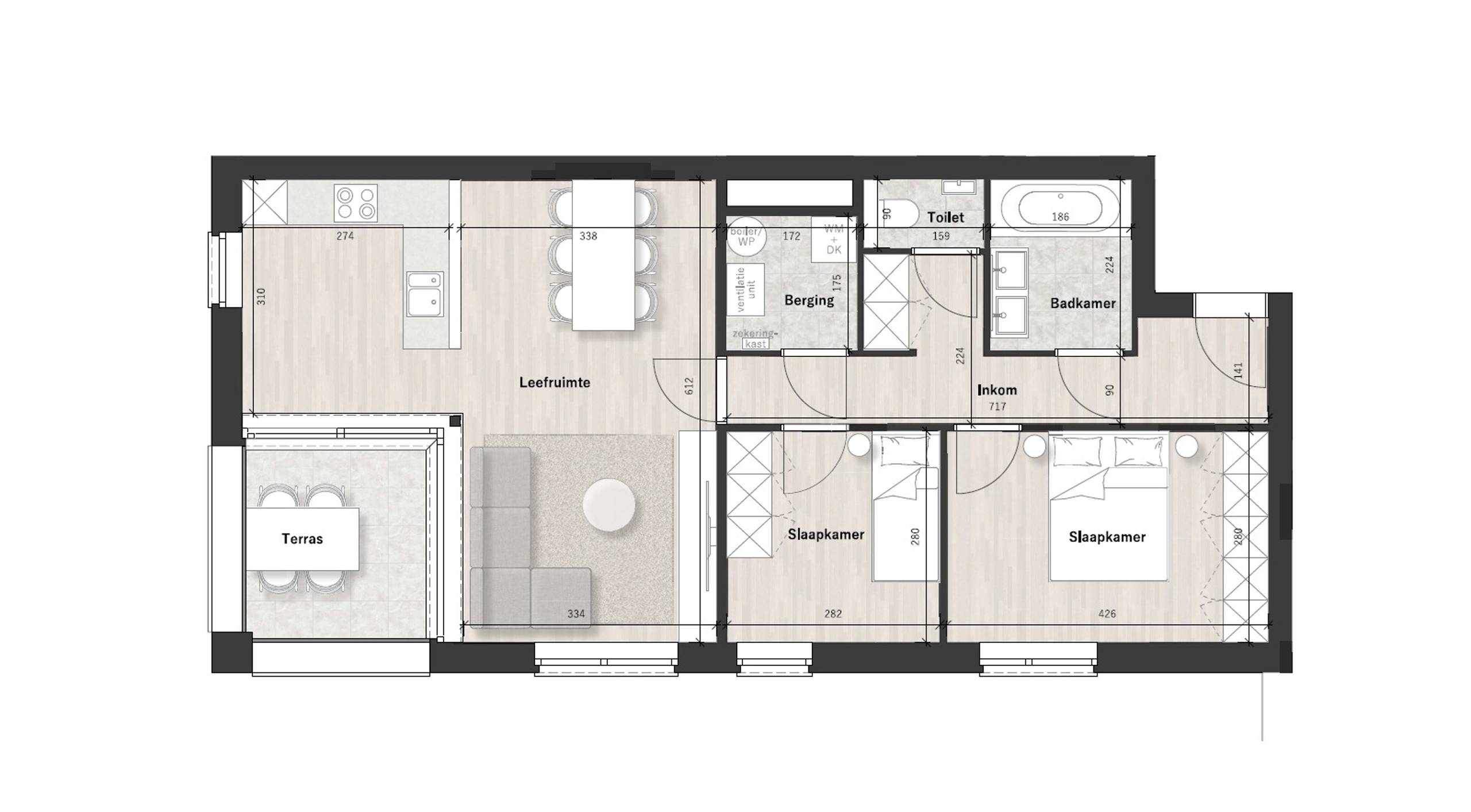 Apartment for sale in Ravels with 2 bedrooms - photo 4