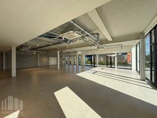 Uitzonderlijk modern en stijlvol nieuwbouw kantoor/showroom met een oppervlakte van 500 m² te huur. Uitstekend gelegen langs én met fenomenale <strong>visibiliteit </strong>van de bedrijvige Westerring (N60) met onmiddellijke verbinding naar de <strong>E17</strong>. <br /><br />Het gebouw is opgedeeld in een gelijkvloerse- en eerste verdieping. De grote glaspartijen benadrukken de moderne en open uitstraling van de ruimte met een overvloed aan natuurlijk lichtinval. De ruimtes zijn voorzien van een <strong>high-end</strong> afwerking: sanitair, verwarming, koeling, ventilatie, volledig uitgeruste keuken, douche, parlofoon, zonnewering, computervloer, ...<br /><br />Tevens aanwezigheid van 2 privatieve <strong>terrassen </strong>en ruime <strong>parkeermogelijkheden </strong>met camerabewaking. <strong>Onmiddellijk beschikbaar</strong>. <br /><br />Contacteer <strong>PANORAMA </strong>voor bijkomende inlichtingen, plannen of een vrijblijvend plaatsbezoek<strong> 09 225 09 02</strong>.