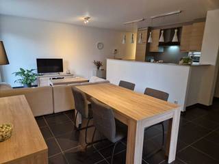 Gelijksvloers appartement beschikbaar vanaf 1 mei 2026.INDELINGGELIJKVLOERSInkomhal, woonkamer, keuken voorzien van de volgende toestellen nl...