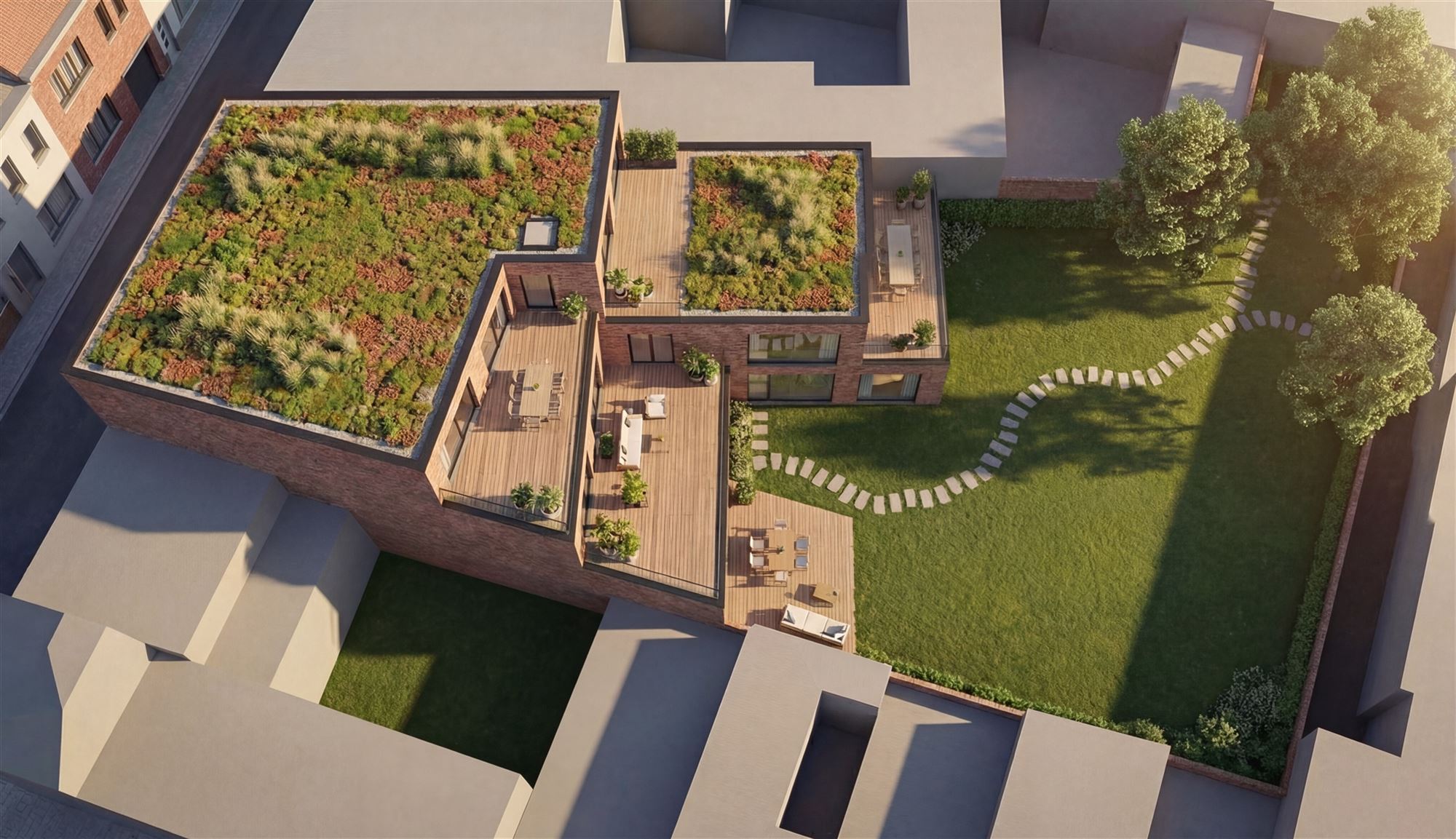 Projectgrond voor een appartementsgebouw - foto 2