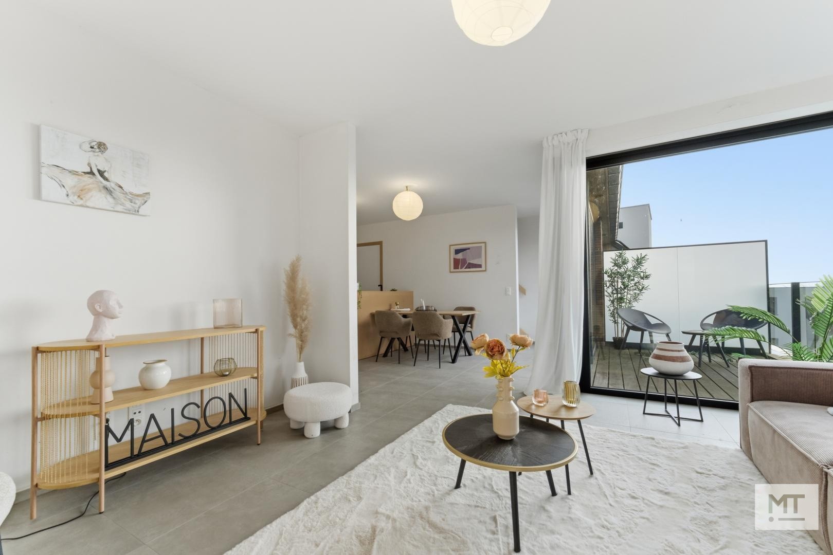Duplex-appartement met 2 slaapkamers en Zuidgericht terras te koop in de dorpskern van Beselare - foto 4