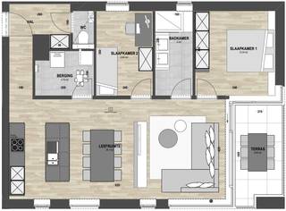 In het hartje van Landen, in onze kleinschalige residentie Gendarmerie, hebben we nog een mooi gelijkvloers appartement te koop! Appartement A002 is enorm lichtrijk en beschikt over 2 ruime slaapkamers en heeft een aangenaam terras. Het nieuwbouwappartement beschikt over een eigen warmtepomp en PV-panelen om zo uw energiefactuur tot een minimum te beperken. Een groot pluspunt is de centrale ligging in het centrum op wandelafstand van winkels, scholen, horeca, bushaltes, station, oprit E40... Kortom, ideaal als toekomstige woonst of investering (6% BTW mogelijk)! <br /><br />Voor meer informatie ontvangen we u graag ter plaatse of op ons kantoor. Aarzel niet om uw contactgegevens achter te laten of om Elien Mombaerts rechtstreeks te bellen op het nummer 0470/38.21.30.<br />
