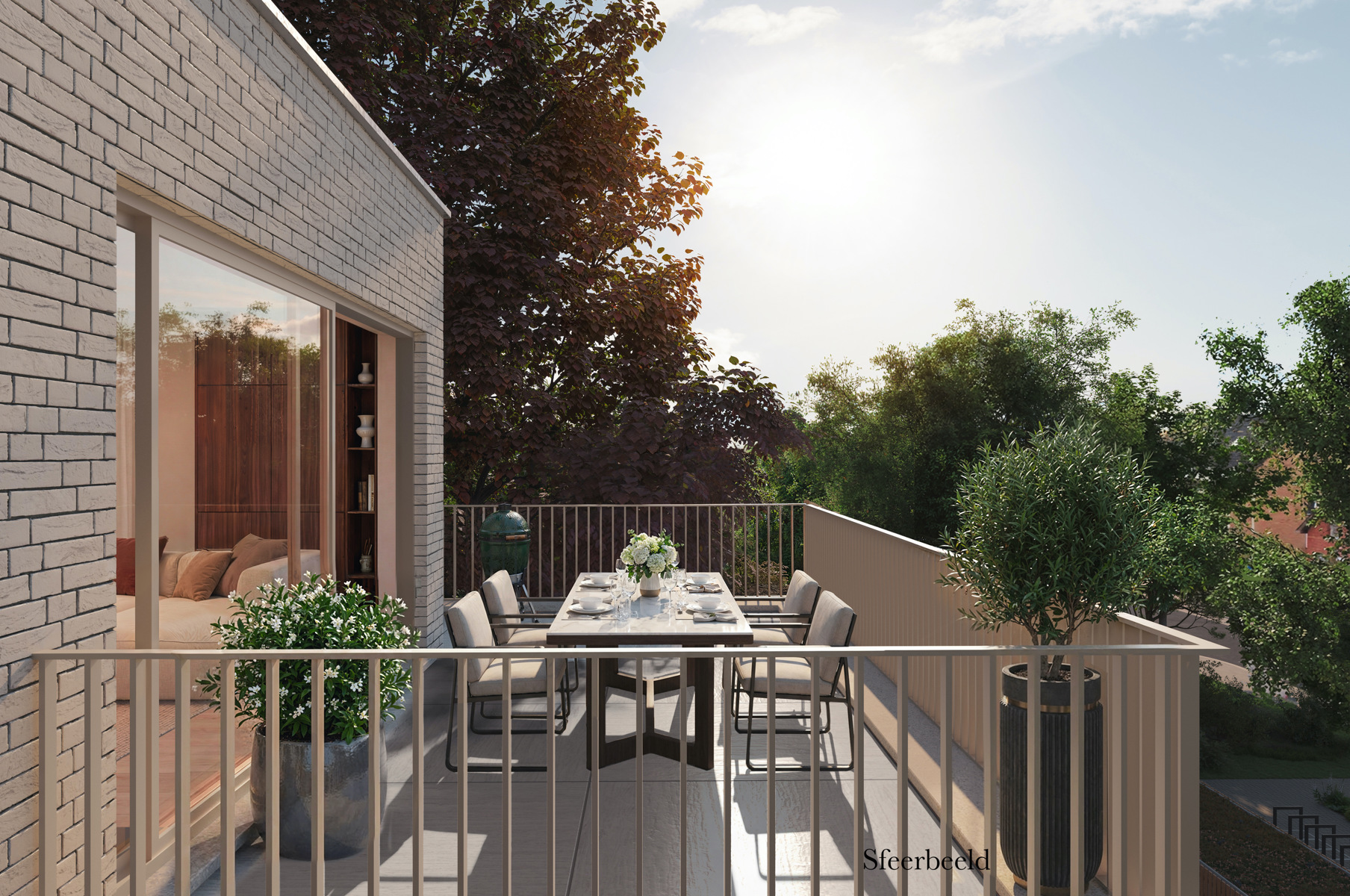 0.3 Gelijkvloers appartement met 2 slaapkamers - foto 5