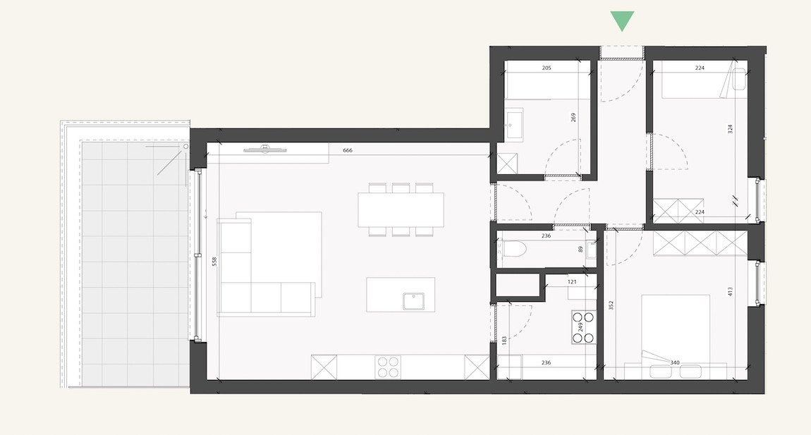 Appartement à vendre à Malle avec 2 chambres - photo 3