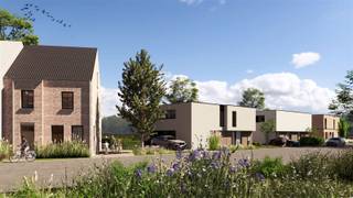 <p><span>Groenkloosterstraat 61 - Woning 7</span></p><p><span> </span></p><p><span>Deze woning in pastorijstijl wordt gebouwd op een perceel van 3a51 en heeft een bewoonbare oppervlakte van 155 m².</span></p><p><span> </span></p><p><span>Op het gelijkvloers bevinden zich de inkomhal, gastentoilet en open keuken met leefruimte die uitgeven op het zonnig terras met tuin.</span></p><p><span>De eerste verdieping beschikt over een 2e toilet, berging, 3 slaapkamers en een badkamer.</span></p><p><span>Er is ook een vaste trap naar de zolder.</span></p><p><span>Wij leveren de woning af met een gunstig Epeil van E30.</span></p><p><span> </span></p><p><span>Aankoopmogelijkheden:</span></p><p><span>- SLEUTEL OP DE DEUR: De afwerking van de vloeren, keuken, badkamer en binnendeuren kan volledig naar eigen smaak gekozen worden volgens ons lastenboek.</span></p><p><span>- CASCO +: De woning zal afgewerkt worden tot aan de pleisterwerken en de chape, exclusief afwerking van vloeren en trapbekleding, keuken en toestellen, sanitaire toestellen, binnendeuren. </span></p><p><span> </span></p><p><span>(**) terras- en tuinafwerking zijn niet inbegrepen.</span></p>