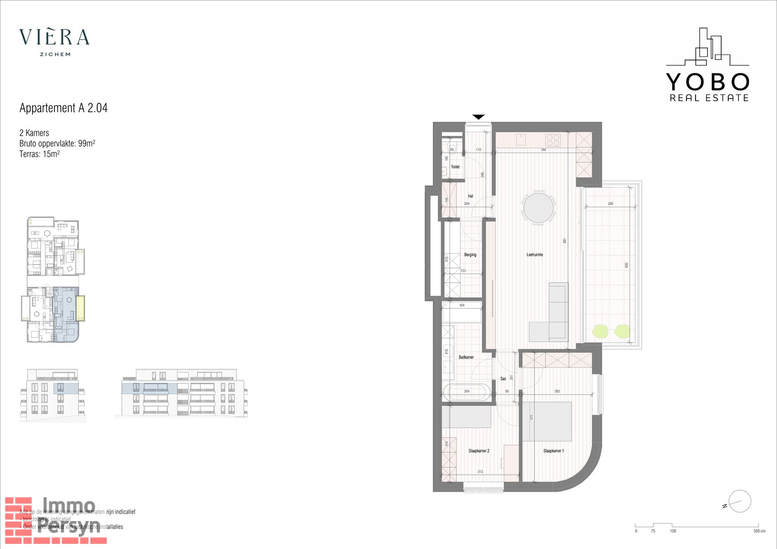 Appartement à vendre à Zichem avec 2 chambres - photo 3