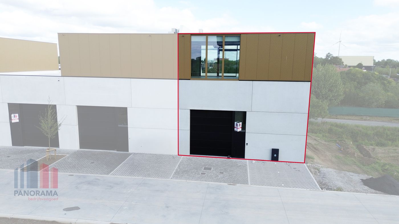 Nieuwbouw KMO-unit van 182 m² met 81 m² kantoorruimte nabij de E403 te huur - foto 2