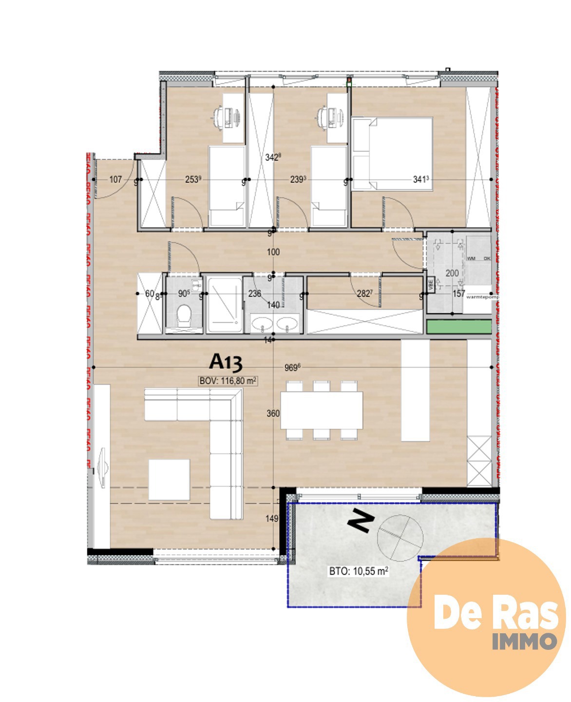 Apartment for sale in Aalst with 3 bedrooms - photo 5